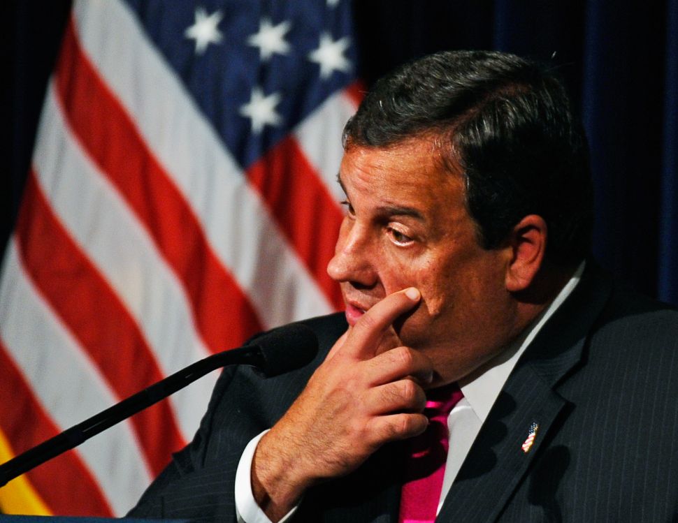 Former New Jersey Governor Chris Christie.