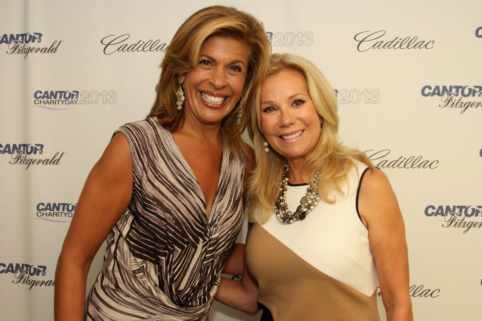 Hoda Kotb and Kathie Lee Gifford in New York City.