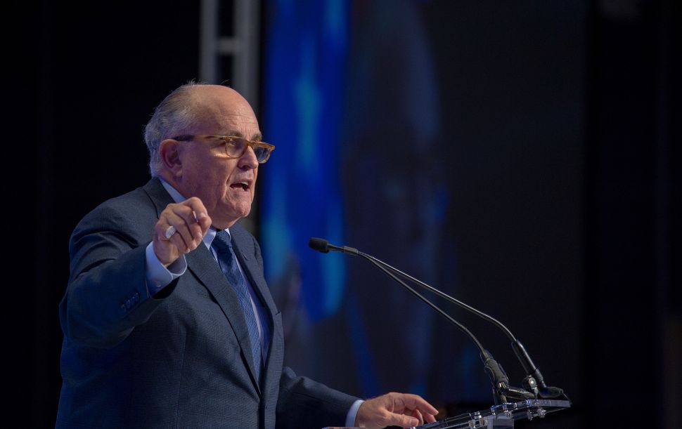 President Donald Trump's attorney Rudy Giuliani.