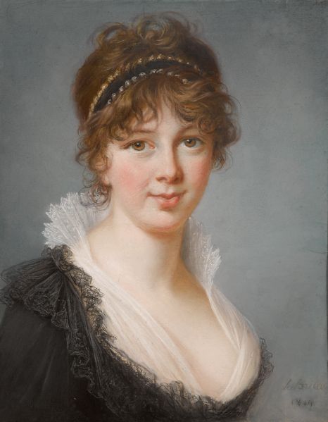 Elisabeth-Louise Vigée Le Brun, Portrait of Mrs. Spencer Perceval, née Jane Wilson, 1804. Pastel on paper