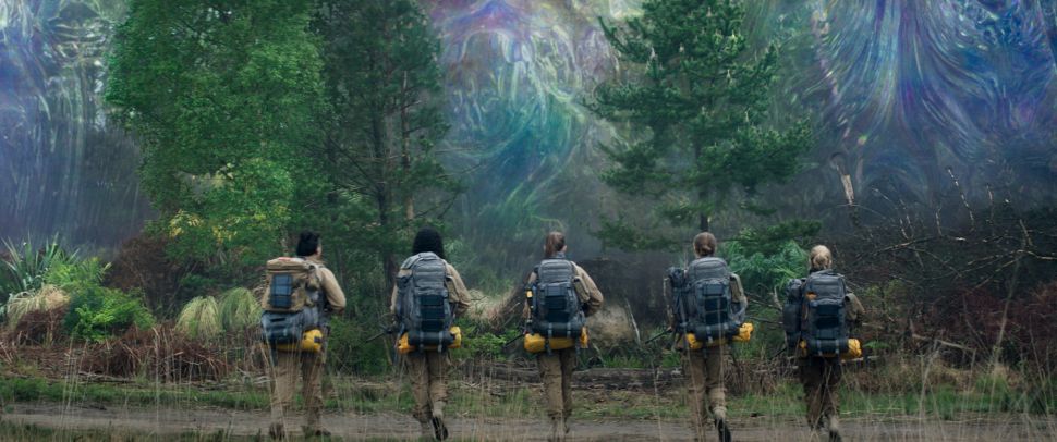 Gina Rodriguez, Tessa Thompson, Tuva Novotny, Natalie Portman and Jennifer Jason Leigh in 'Annihilation.'