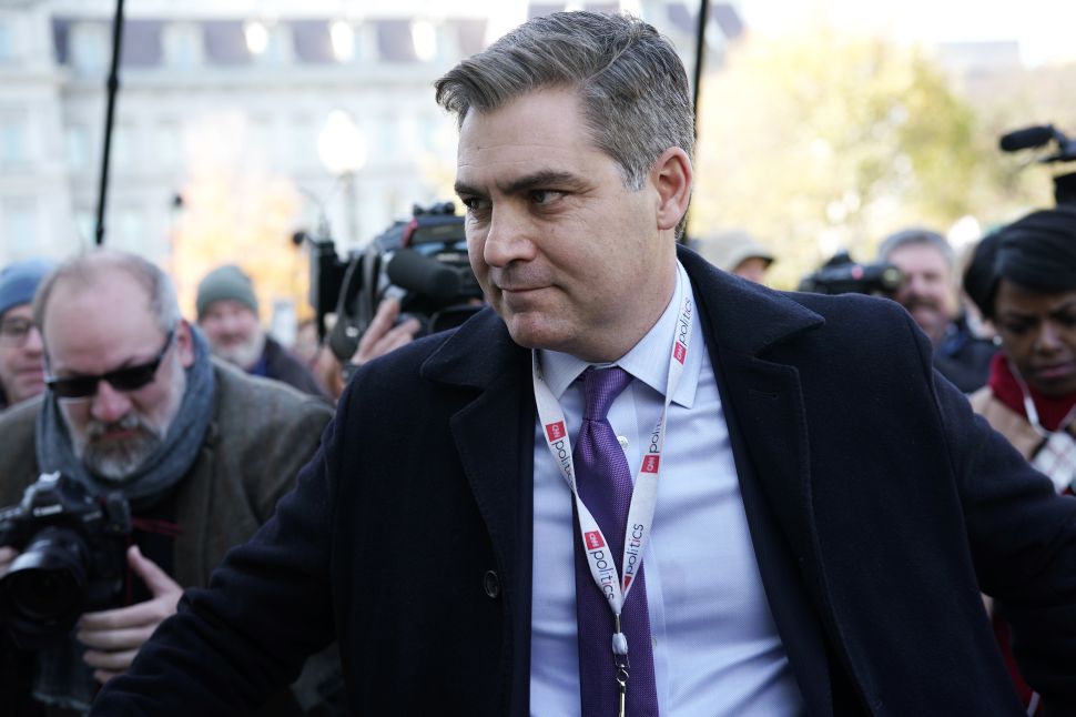 CNN chief White House correspondent Jim Acosta.