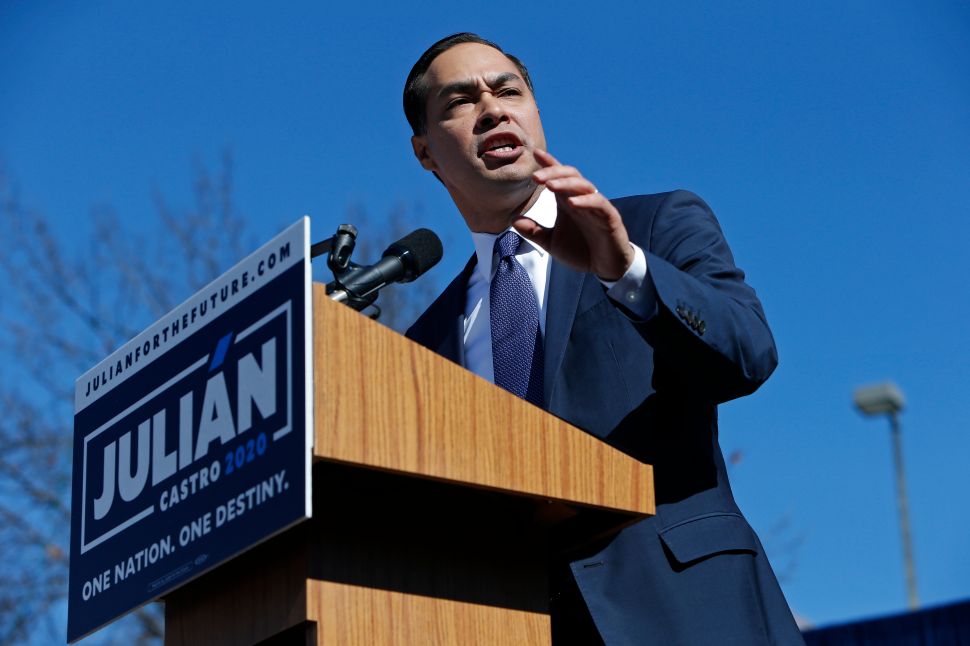 Julian Castro, former U.S. Department of Housing and Urban Development (HUD) Secretary and San Antonio Mayor, announces his candidacy for president in 2020.
