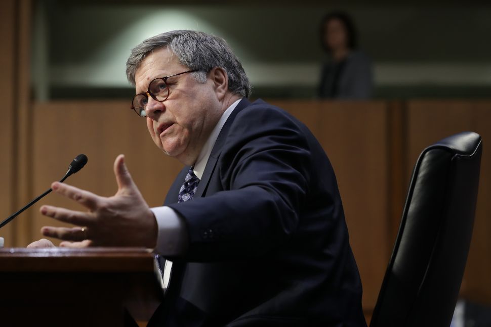 U.S. Attorney General nominee William Barr testifies at his confirmation hearing before the Senate Judiciary Committee.