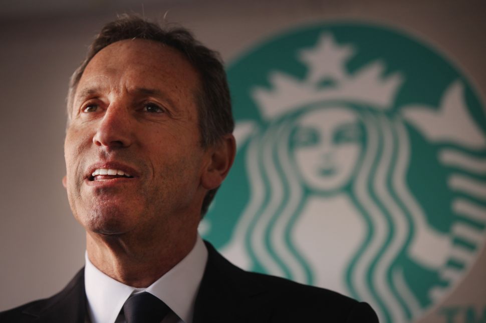 Howard Schultz.