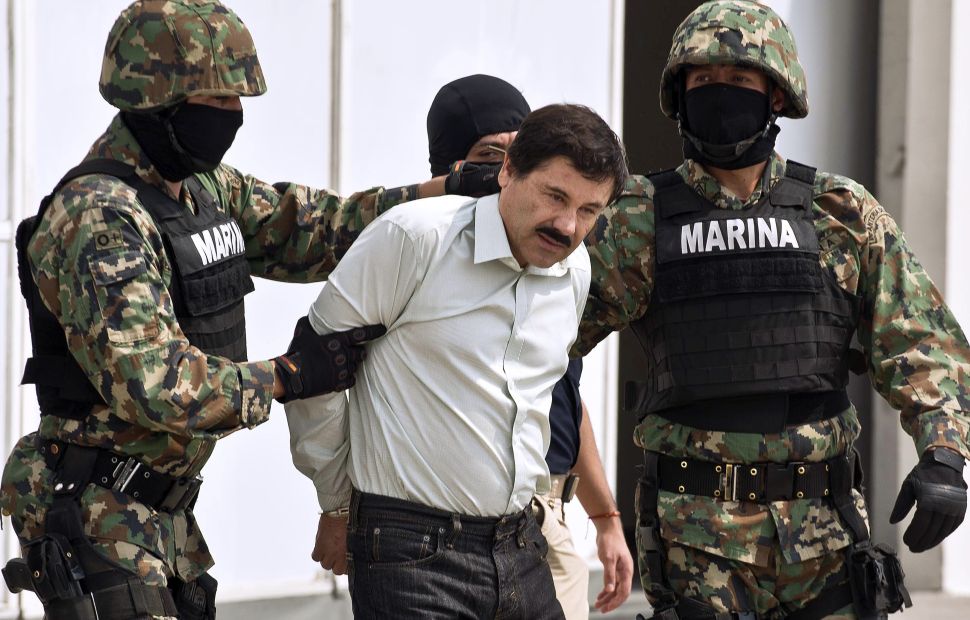 Mexican drug trafficker Joaquin "El Chapo" Guzman.