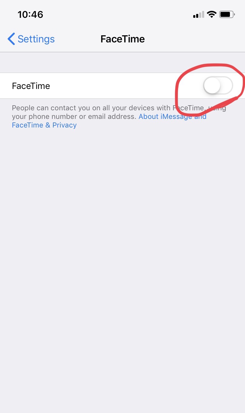 Click the toggle on the right.