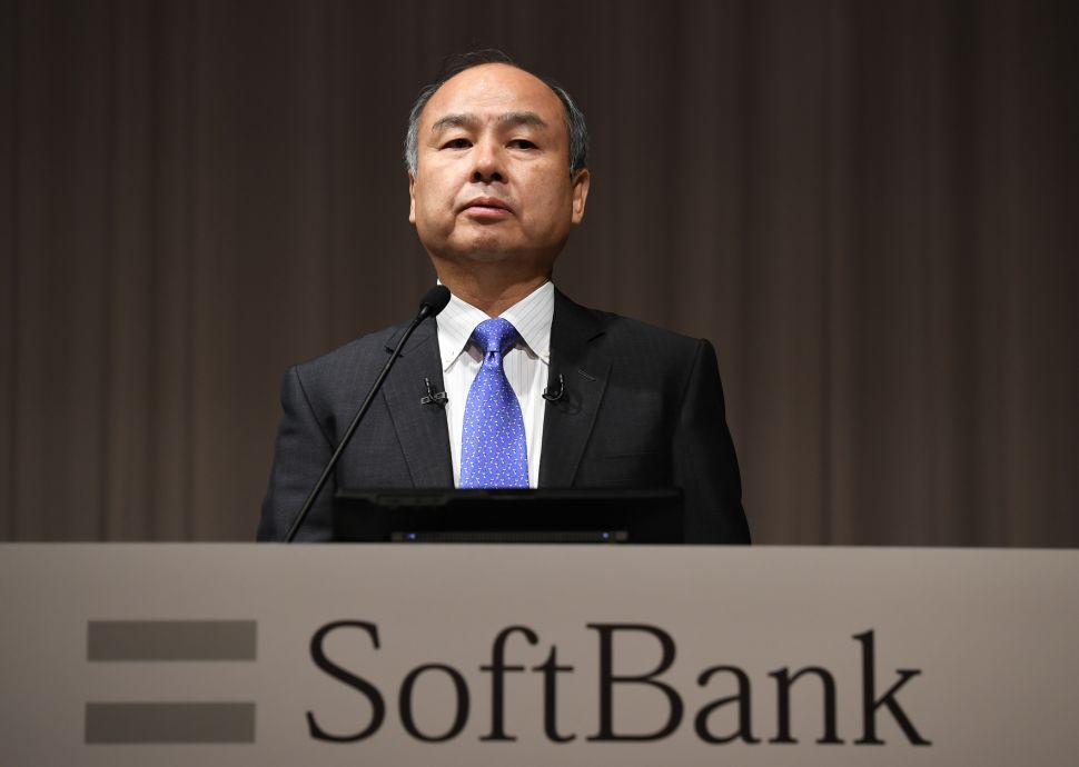 Softbank group CEO Masayoshi Son.