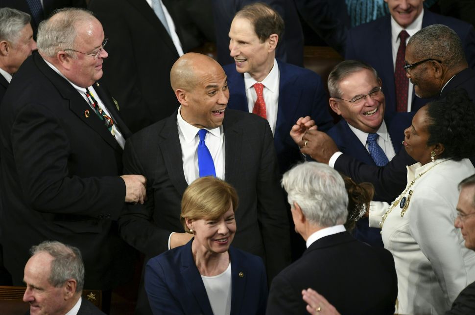 Sen. Cory Booker has pledged not to take contributions from big pharma executives for his 2020 presidential campaign.