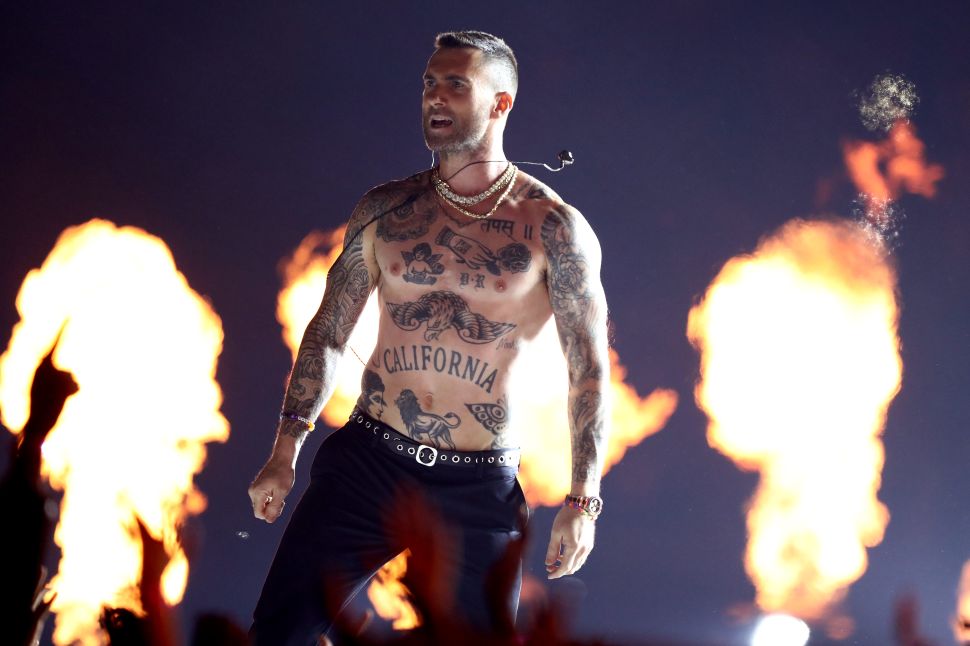 adam levine tattoo