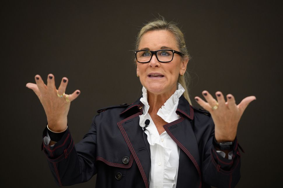 Angela Ahrendts is the only female executive on Apple's senior leadership team.