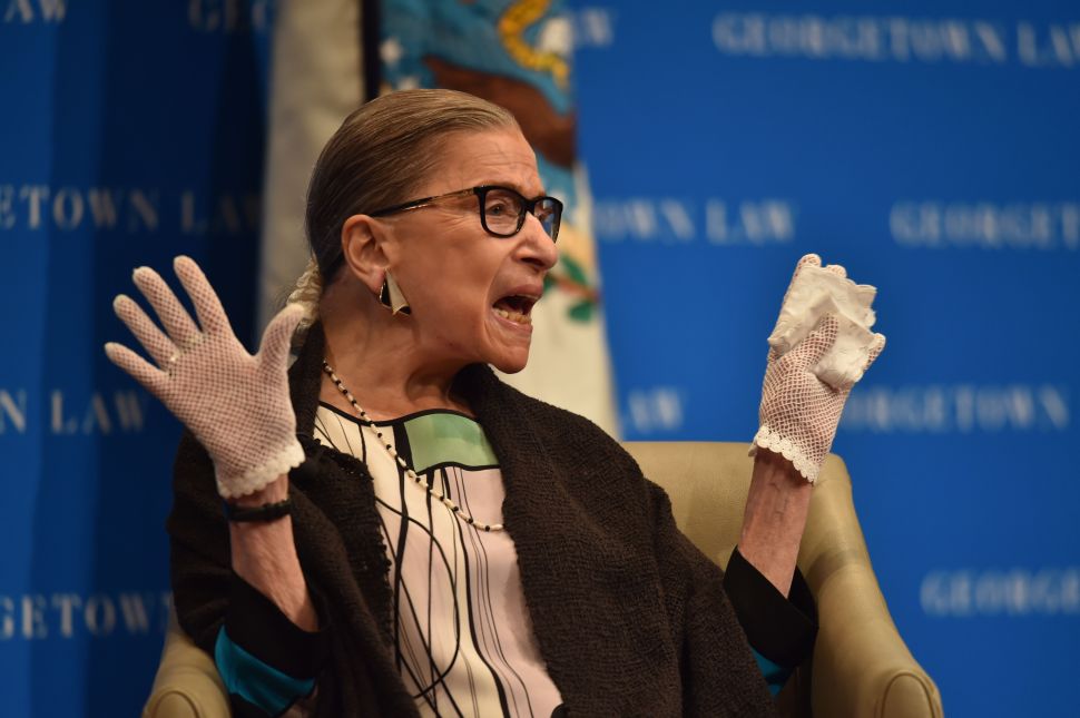 Associate Justice of the Supreme Court Ruth Bader Ginsburg.