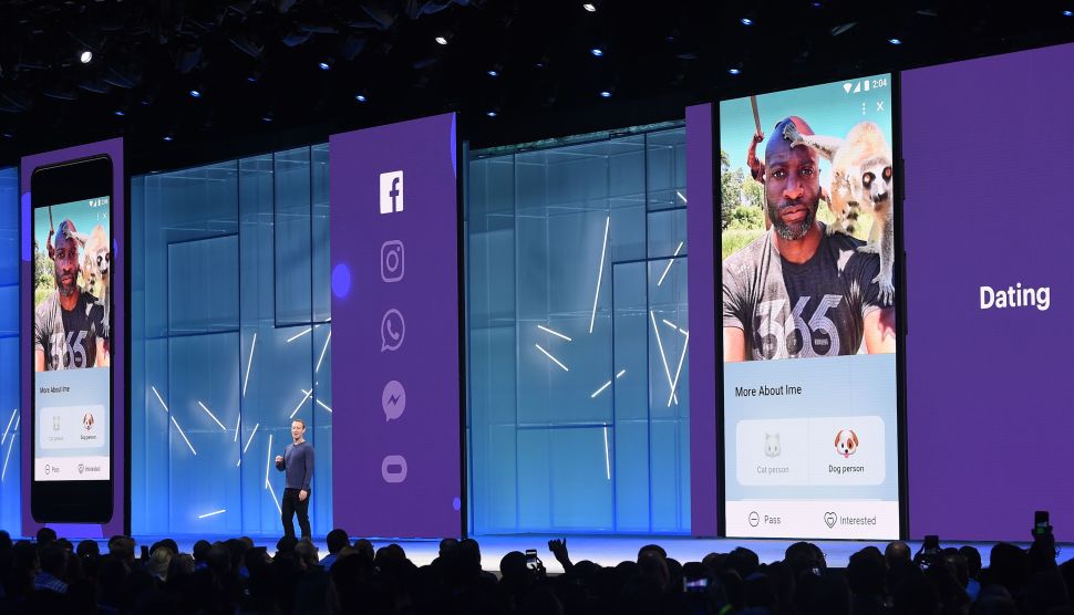 Facebook launched a dating feature at its annual developer conference last May.