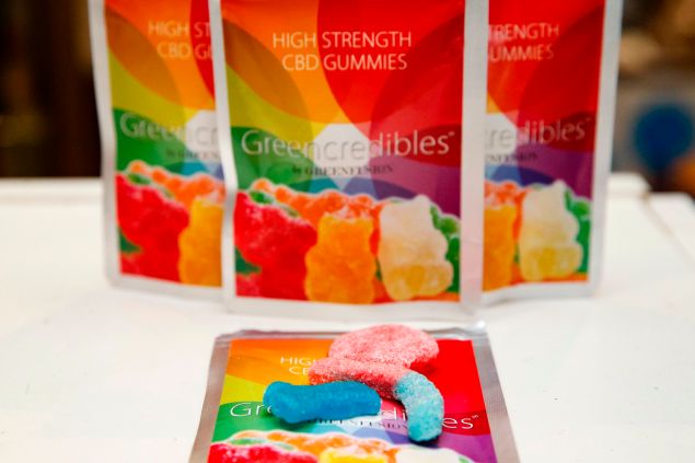 Gummies containing CBD.