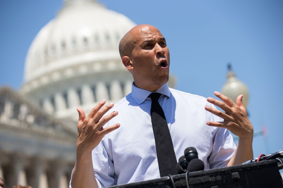 Sen. Cory Booker (D-N.J.).