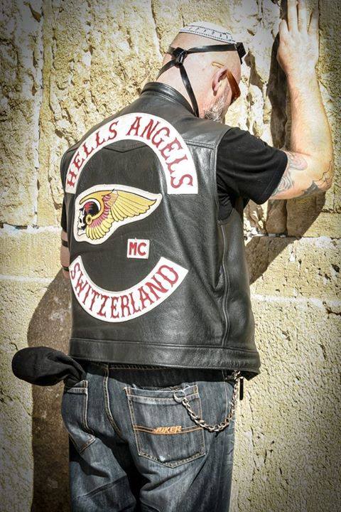 Rabbi Moshe Schlass watched this Hells Angels biker fervently praying at the Wailing Wall for over a half hour before he approached him.