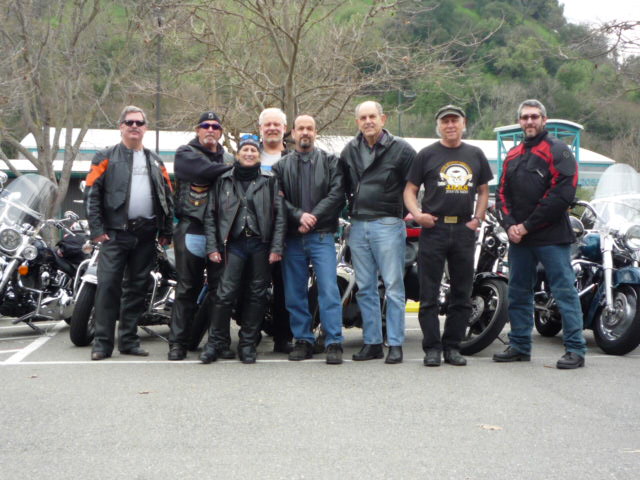 The founders of the Ridin' Chai Motorcycle Club.