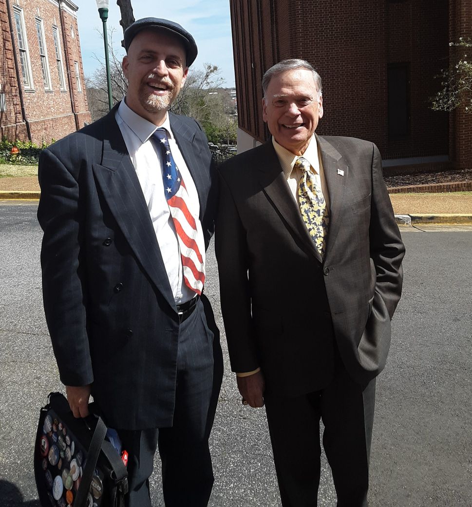 General John Jumper with writer John Tures.