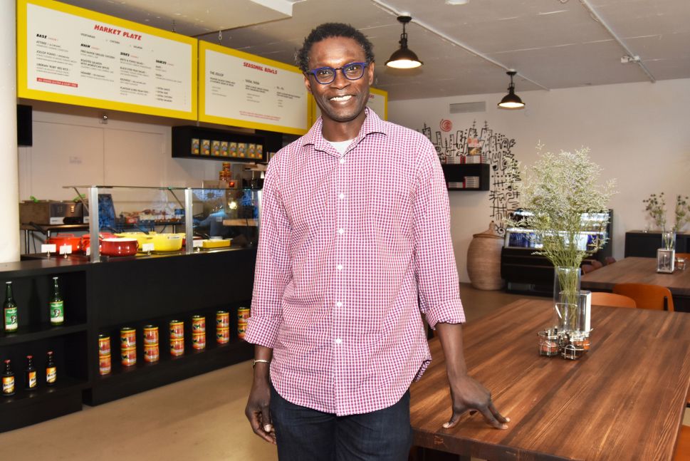 Pierre Thiam, originally from Senegal, is the chef owner of Teranga, the new West African cafe in New York City.
