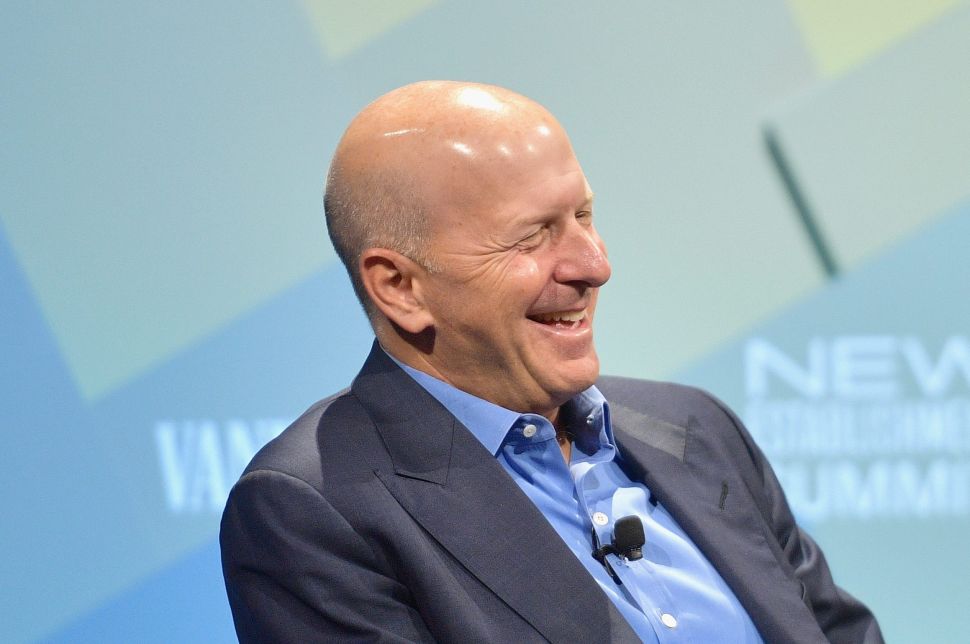 Goldman Sachs CEO David Solomon.