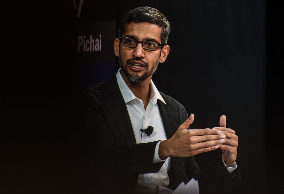 Google CEO Sundar Pichai has met with President Trump to discuss the tech giant's allegiance to the U.S.
