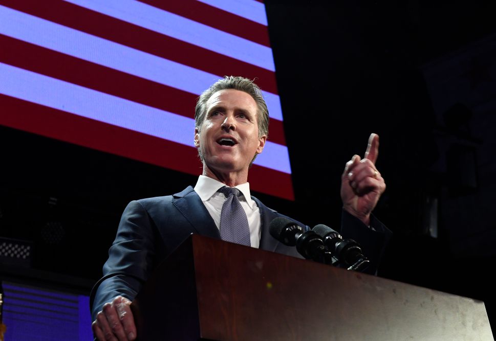 California Governor Gavin Newsom.