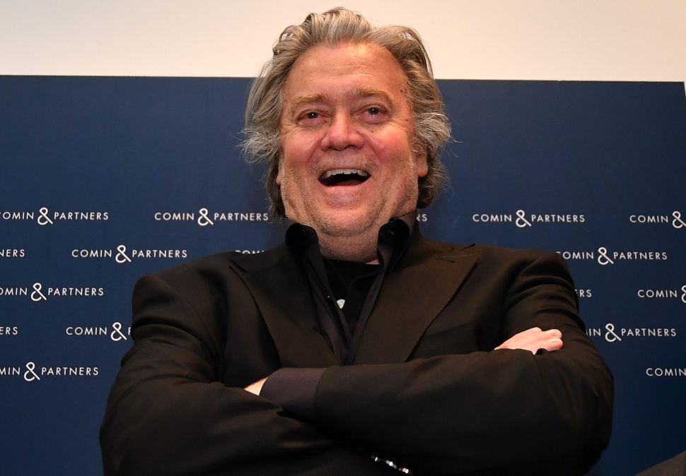 Former White House advisor Steve Bannon.