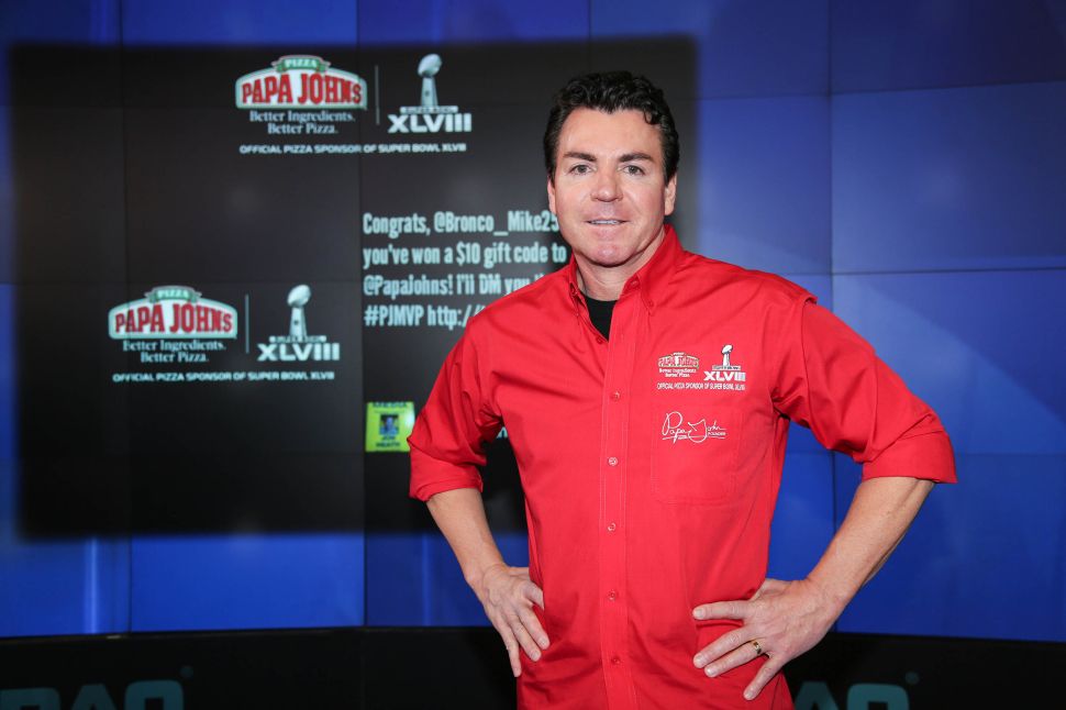 John Schnatter, founder and former CEO of Papa John's.