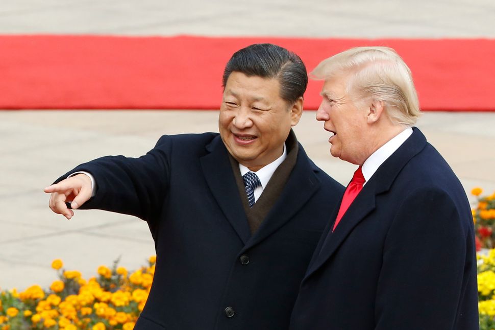 Chinese President Xi Jinping and U.S. President Donald Trump.