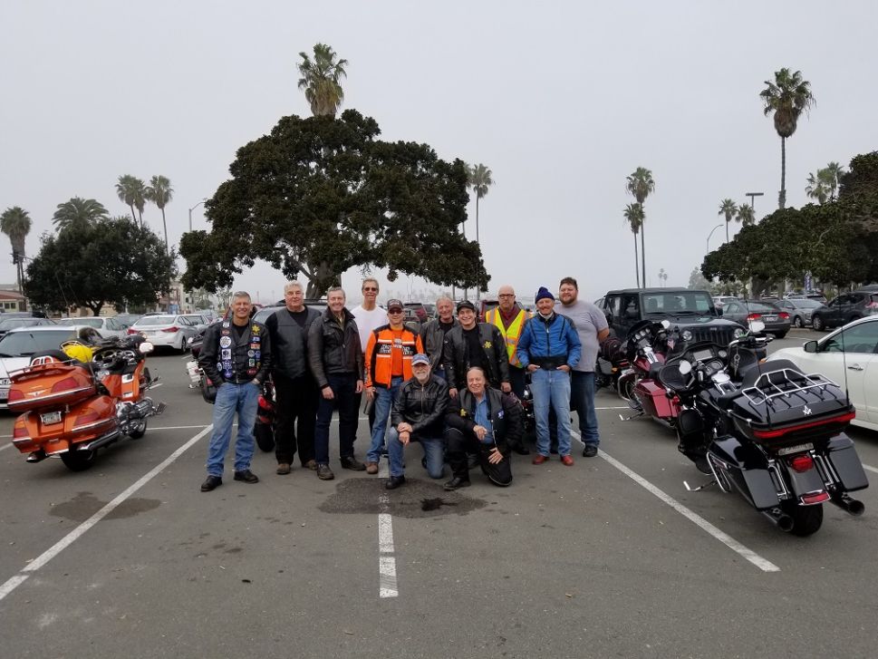 Members of Shalom and Chrome meet up with the Lost Tribe of Phoenix riding club.