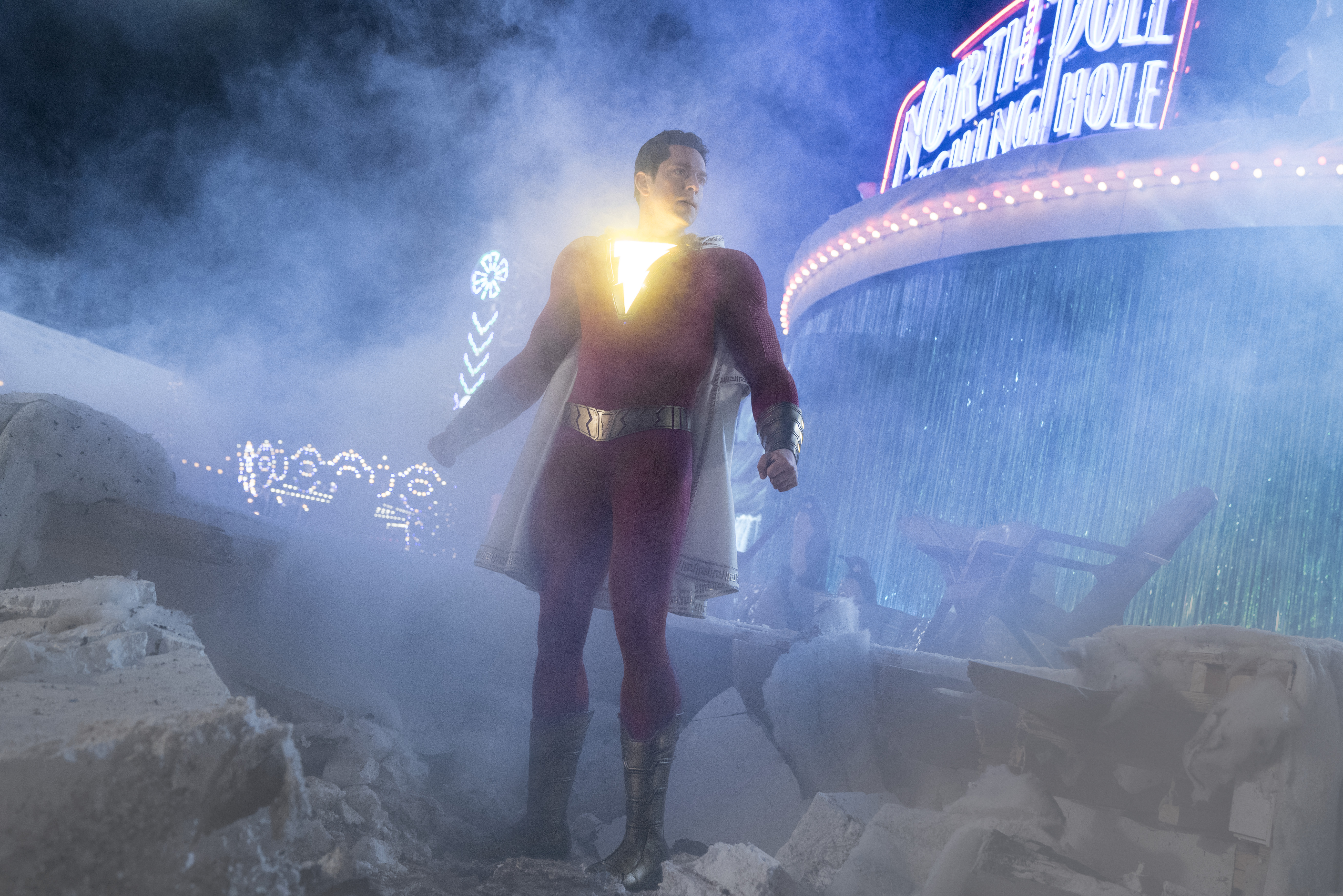 Shazam! box office prediction tracking DCU
