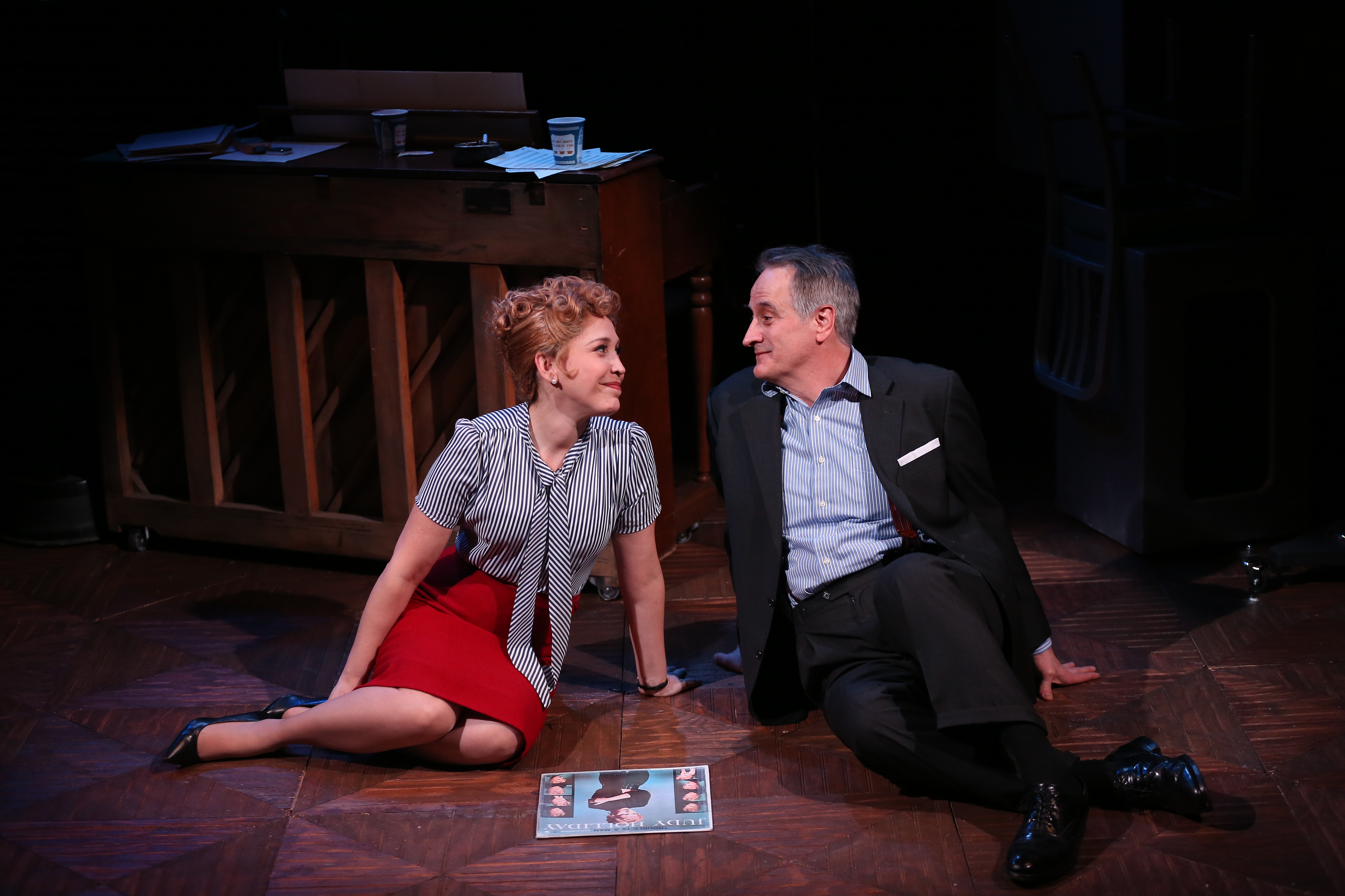Andréa Burns and Mark Lotito in Smart Blonde.