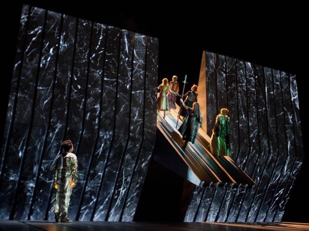 Gods ascend to their castle Valhalla in Wagner's 'Ring' at the Met.