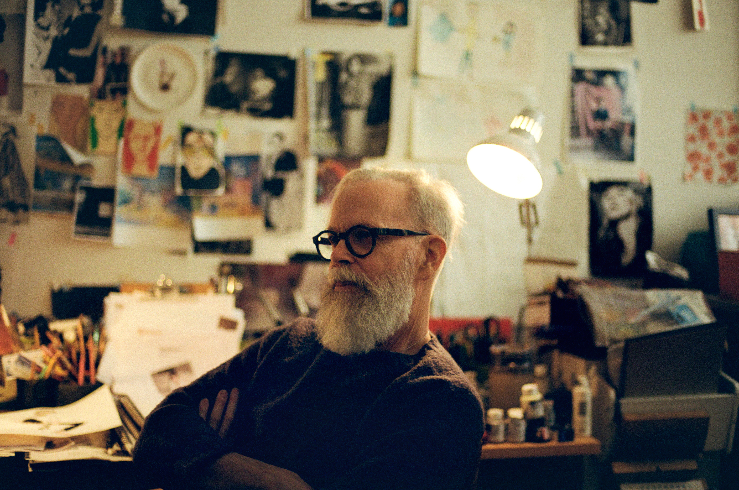 Richard Haines in his studio.