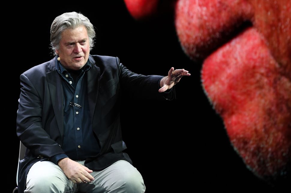 Former White House strategist Steve Bannon.