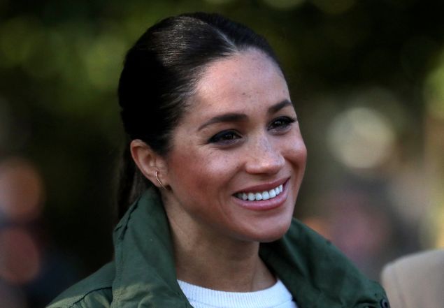 Meghan Markle planting vegetable garden