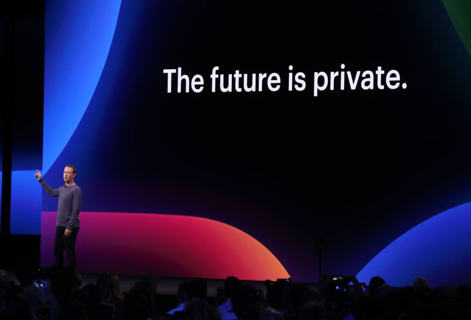 Facebook CEO Mark Zuckerberg speaks during the F8 Facebook Developers conference on April 30, 2019 in San Jose, California.