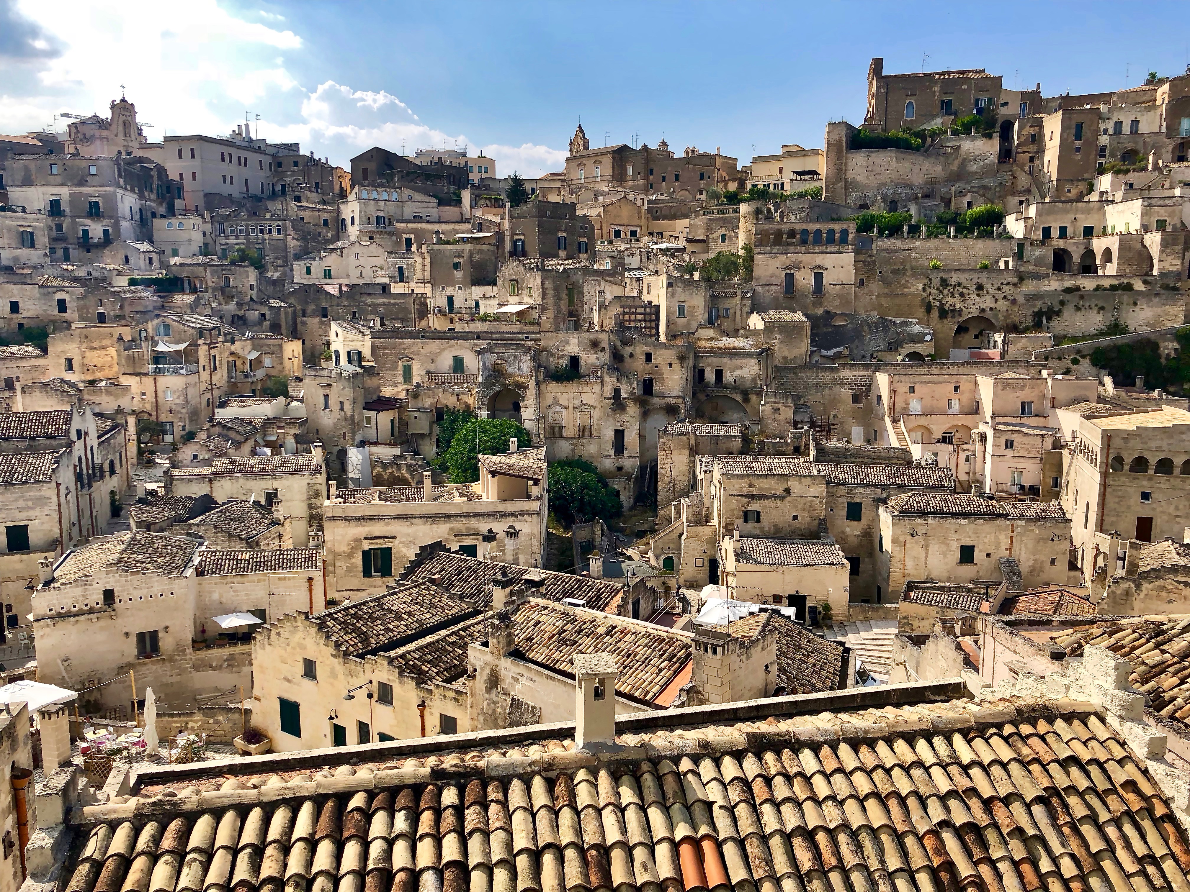 A view of the Sassi di Matera