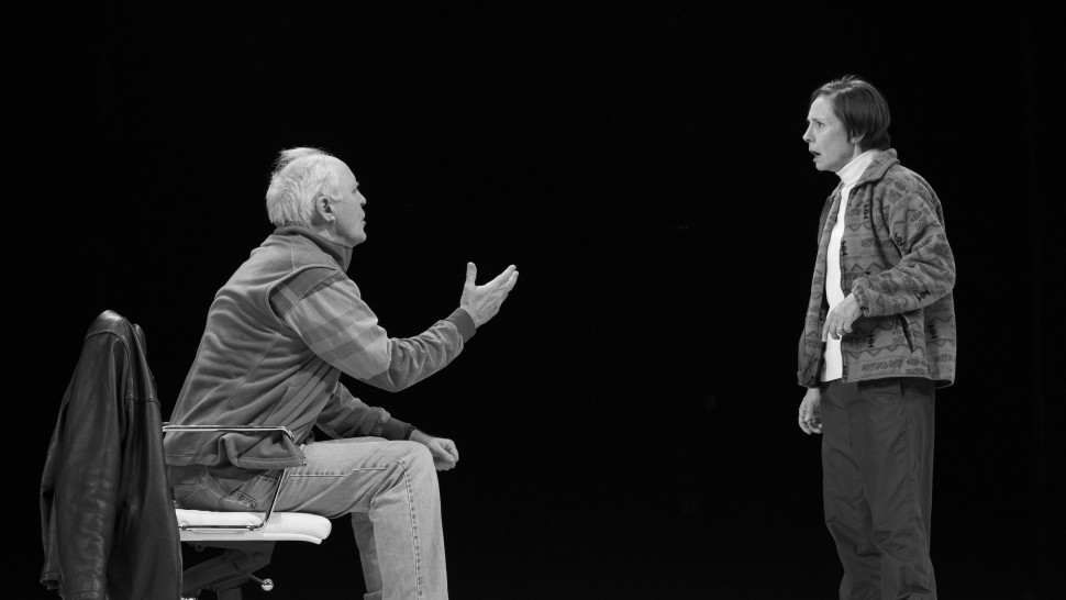 John Lithgow and Laurie Metcalf in Hillary and Clinton.