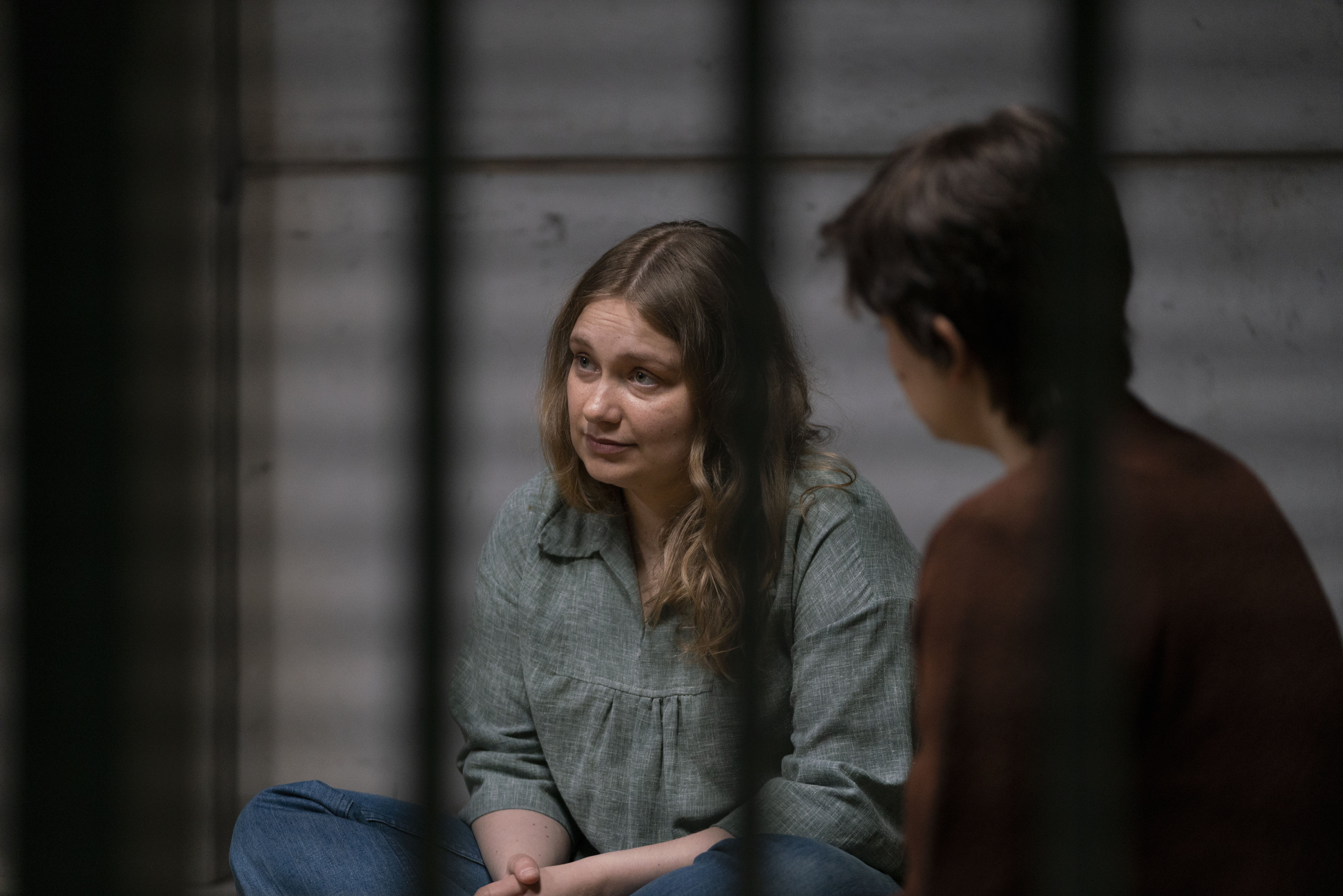 Merritt Wever as “Karlene Faith” in Mary Harron’s Charlie Says