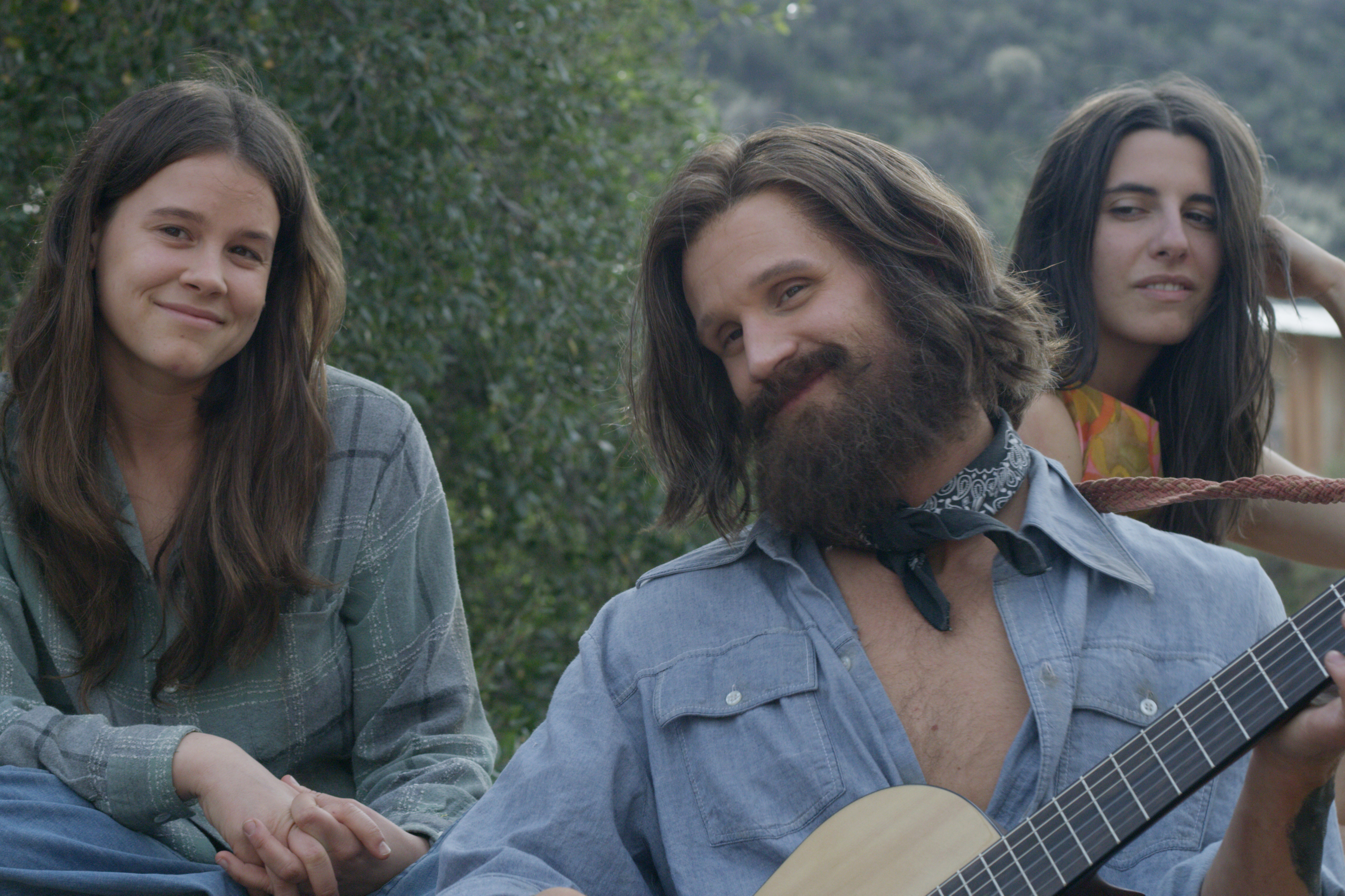 Sosie Bacon, Matt Smith and Marianne Rendón in Charlie Says.