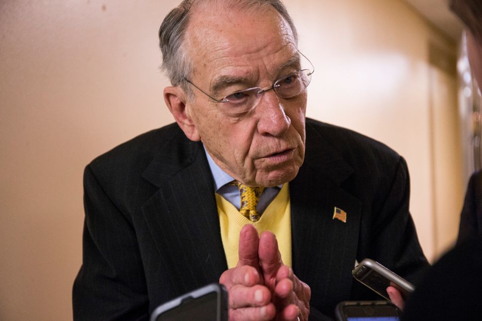 Sen. Chuck Grassley (R-IA).