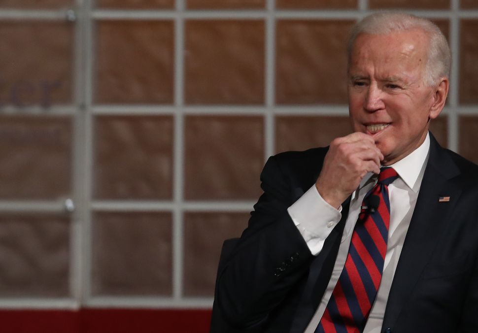 Former U.S vice president and 2020 Democratic presidential candidate Joe Biden.