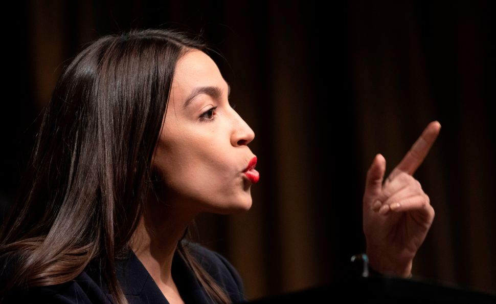 U.S. Representative Alexandria Ocasio-Cortez.