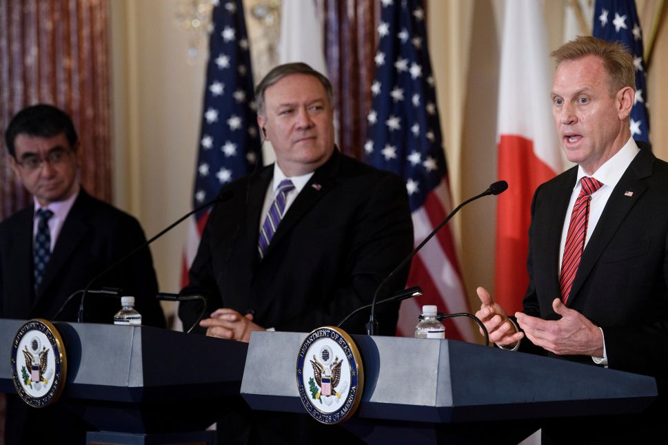 U.S. Secretary of State Mike Pompeo and acting U.S. Secretary of Defense Patrick Shanahan.