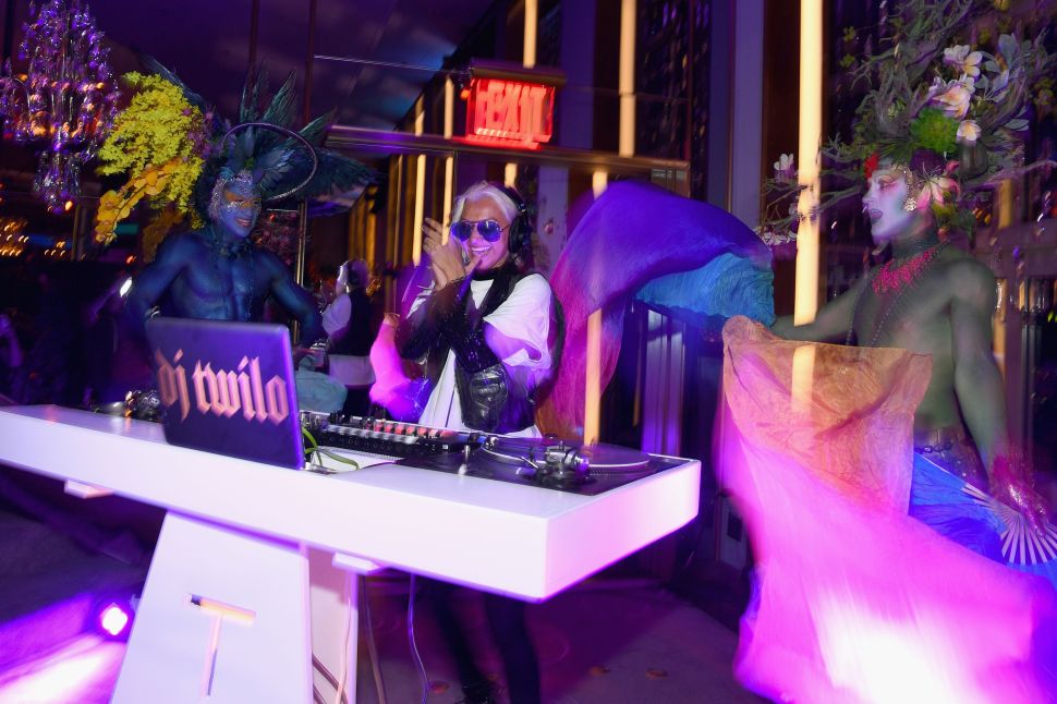 DJ Twilo performs at the Rainbow Room on April 10, 2019.