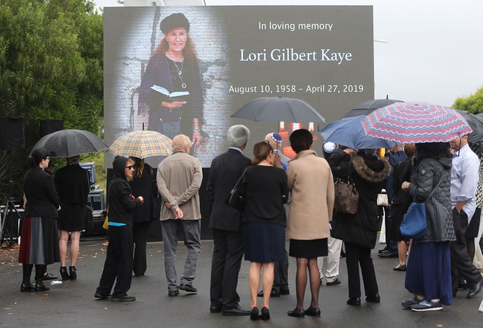 Funeral Service And Vigil Held For Lori Gilbert Kaye, Killed In Shooting At Poway Synagogue
