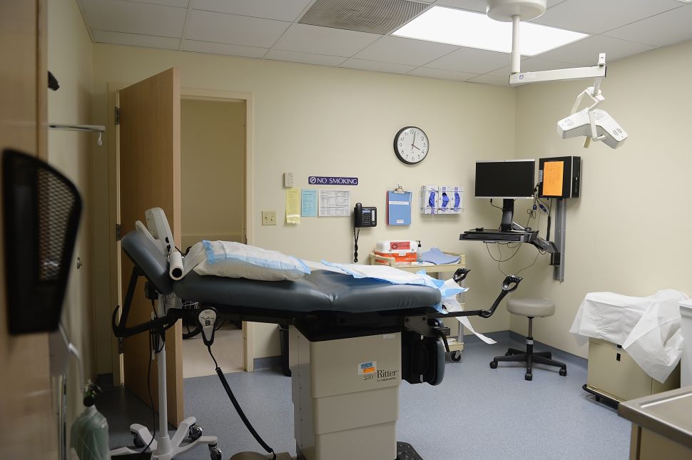 An exam room sits empty in the Planned Parenthood Reproductive Health Services Center on May 28, 2019 in St Louis, Missouri. 