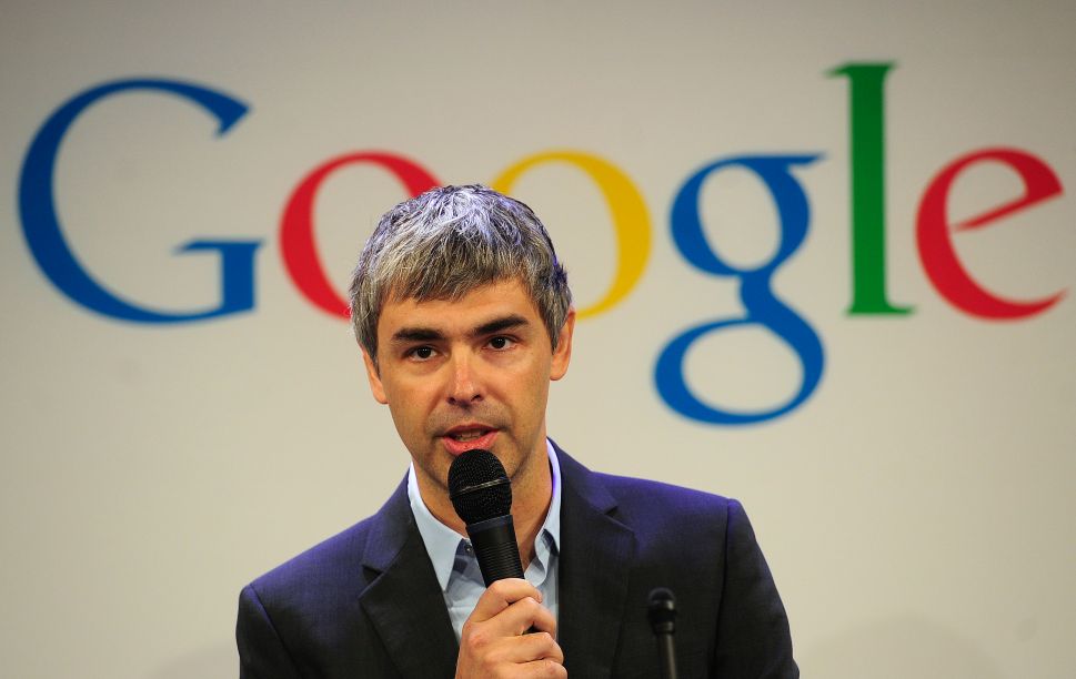 Larry Page, co-founder of Google and CEO of its parent company, Alphabet.