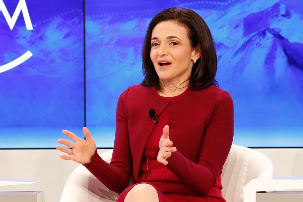 Facebook COO Sheryl Sandberg